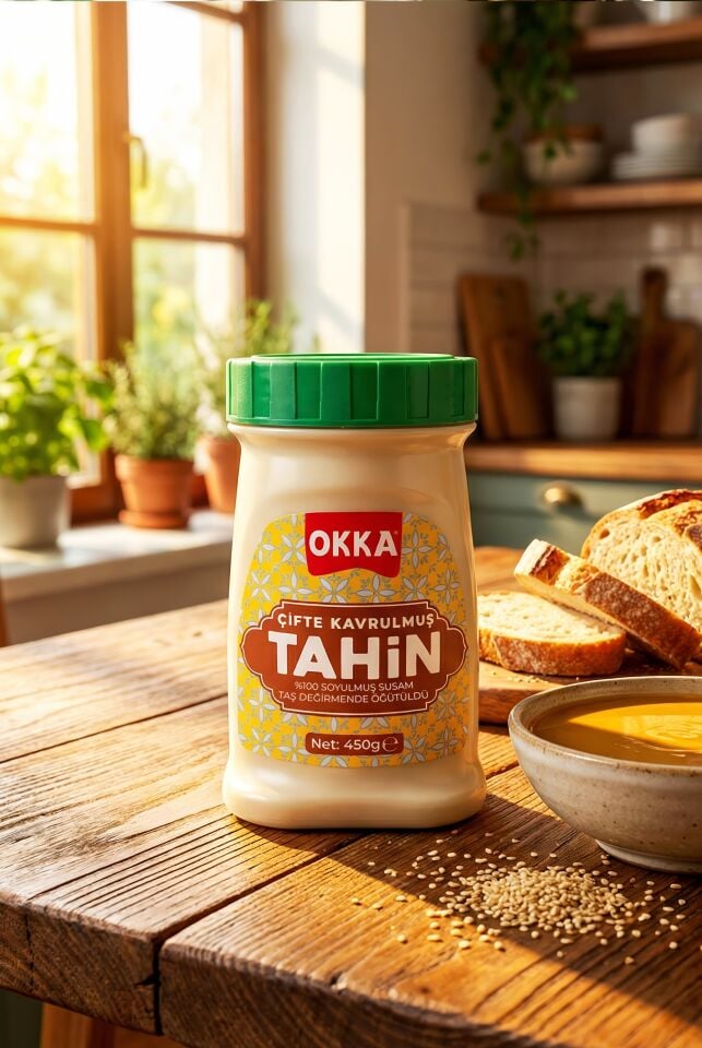 ÇİFTE KAVRULMUŞ TAHİN 450 GR