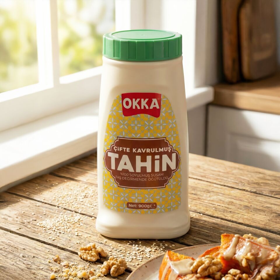 ÇİFTE KAVRULMUŞ TAHİN 900 GR