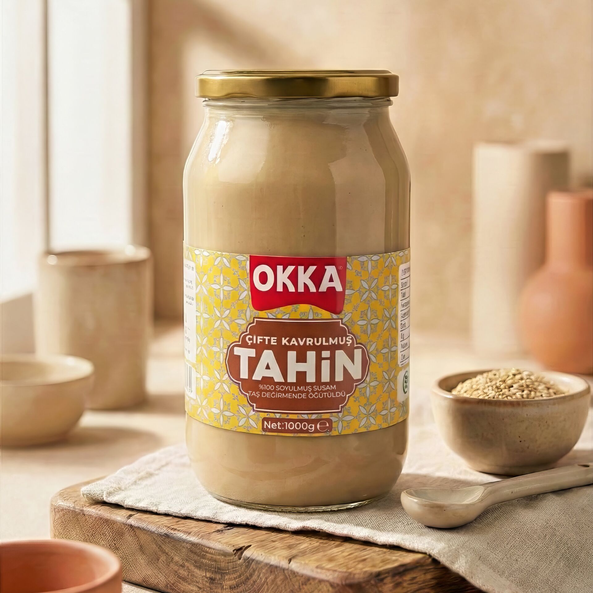 ÇİFTE KAVRULMUŞ TAHİN 1 KG