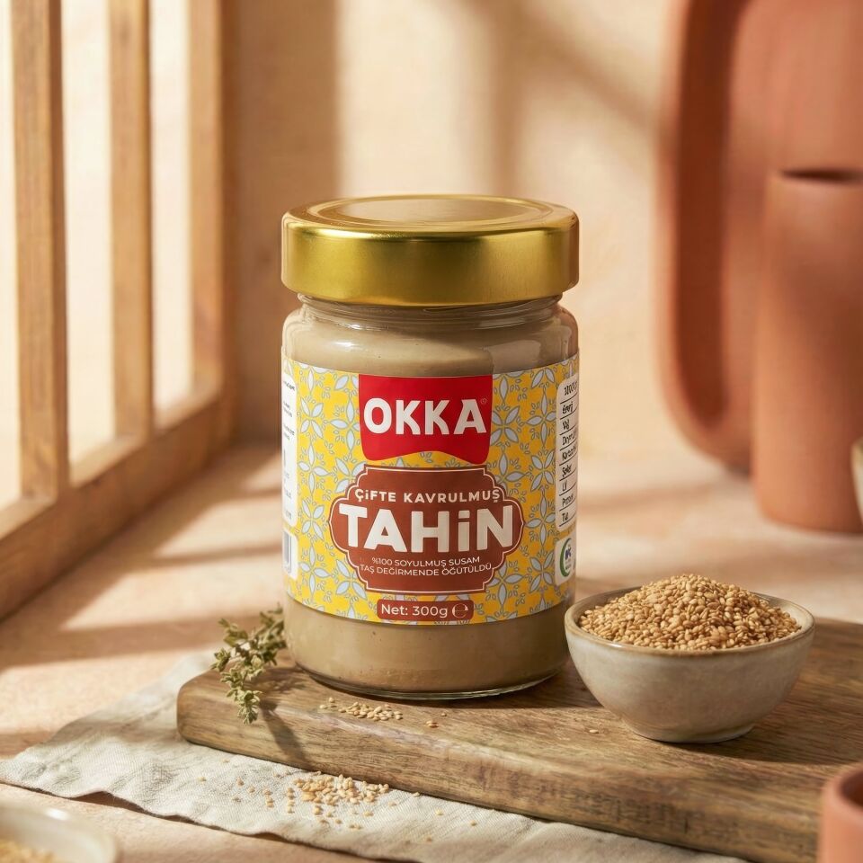 ÇİFTE KAVRULMUŞ TAHİN 300 GR