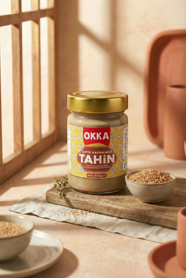 ÇİFTE KAVRULMUŞ TAHİN 300 GR