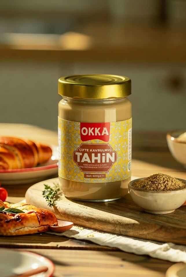 ÇİFTE KAVRULMUŞ TAHİN 600 GR