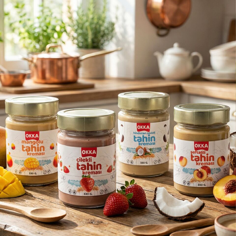 ŞEFTALİLİ TAHİN KREMASI 330 GR