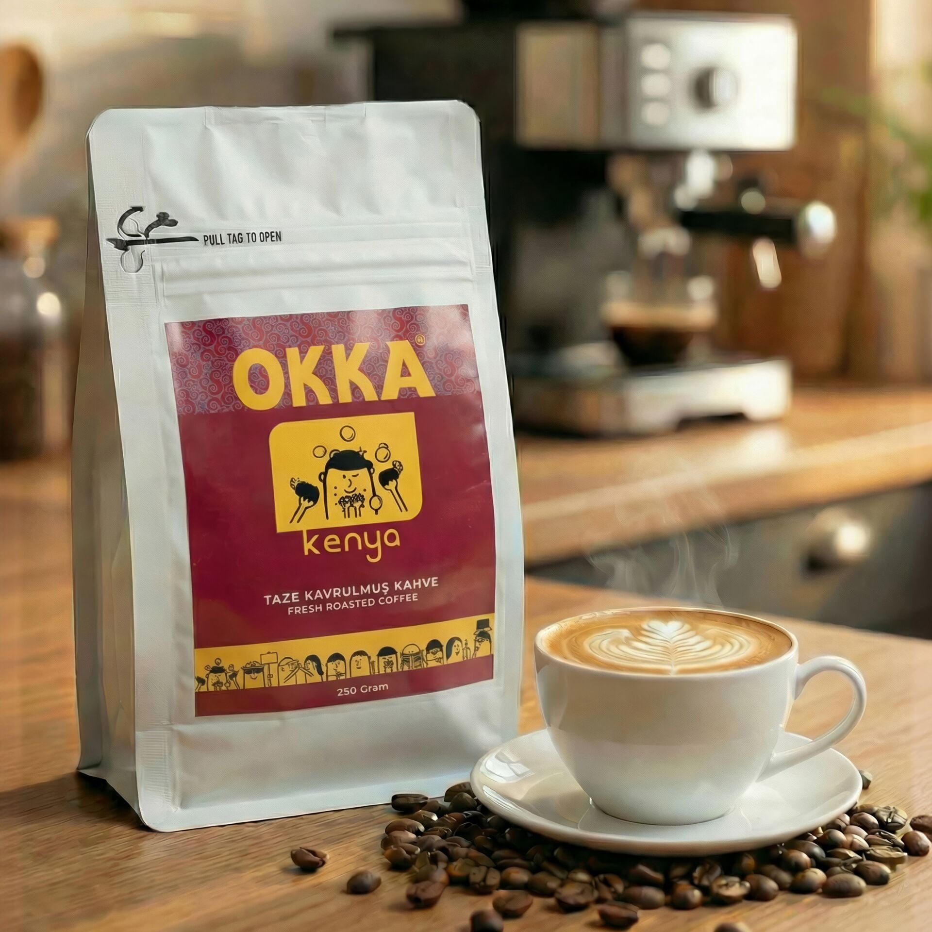 ÇEKİRDEK KAHVE (KENYA) 250 GR